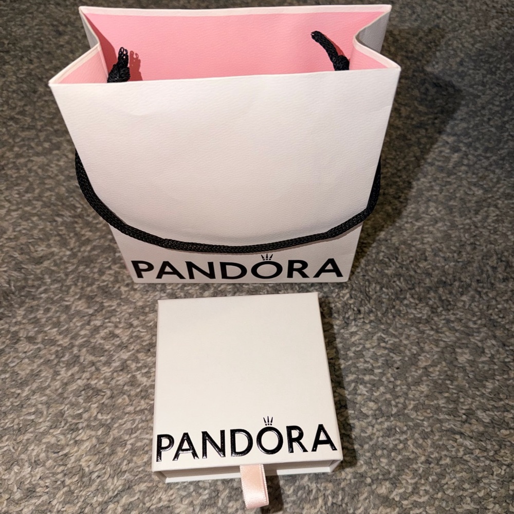 Pandora Limited Edition Sparkling Barrel Clasp Bangle - Picture 6 of 6